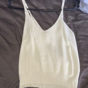 White tank top